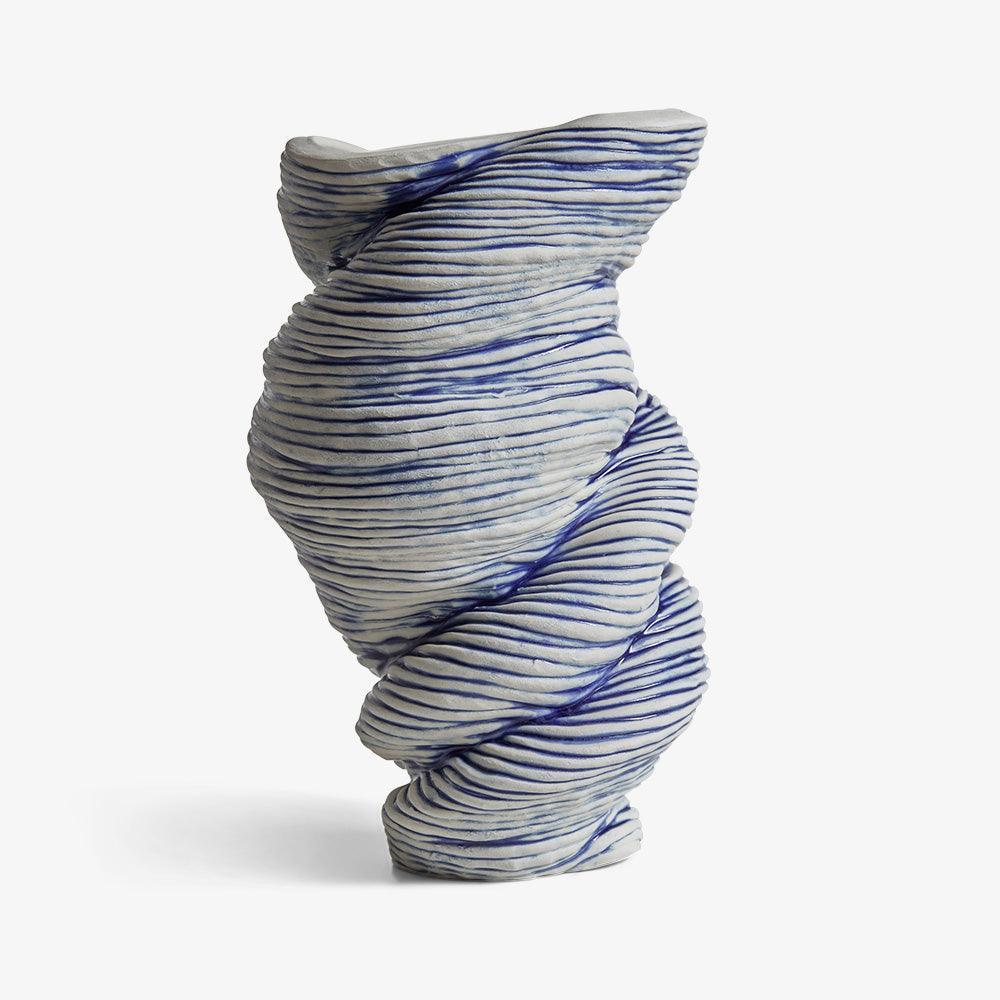 #41 Porcelain Small Vase - Blue Glaze - Image 4