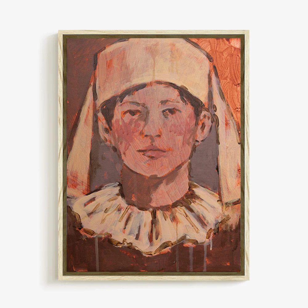 Brown Portrait with Veil – "Front Row" - Image 5