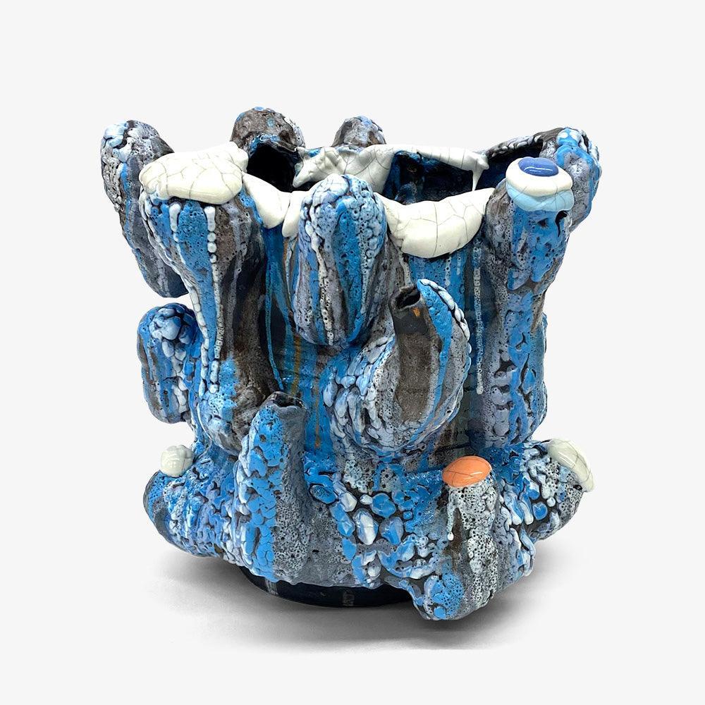 Cave Vessel: Blue Ice/White Lip - Image 5