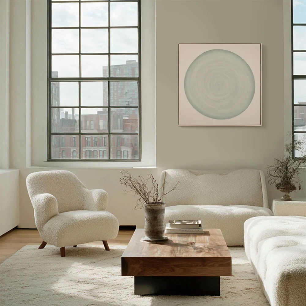 Circle in Grey Sage No. 5 - Image 2