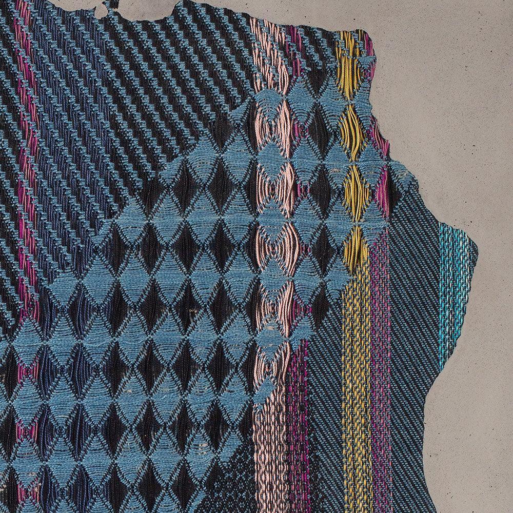 Embedded Summer Bloom, Indigo - Image 3
