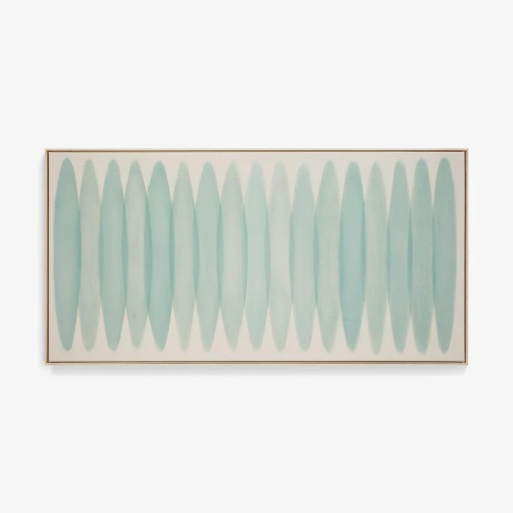 Ovals in Aqua n.10