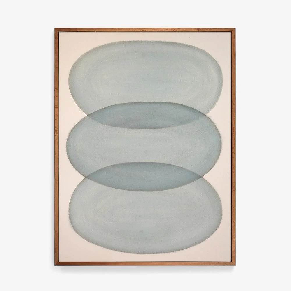 Ovals In Aqua no. 2