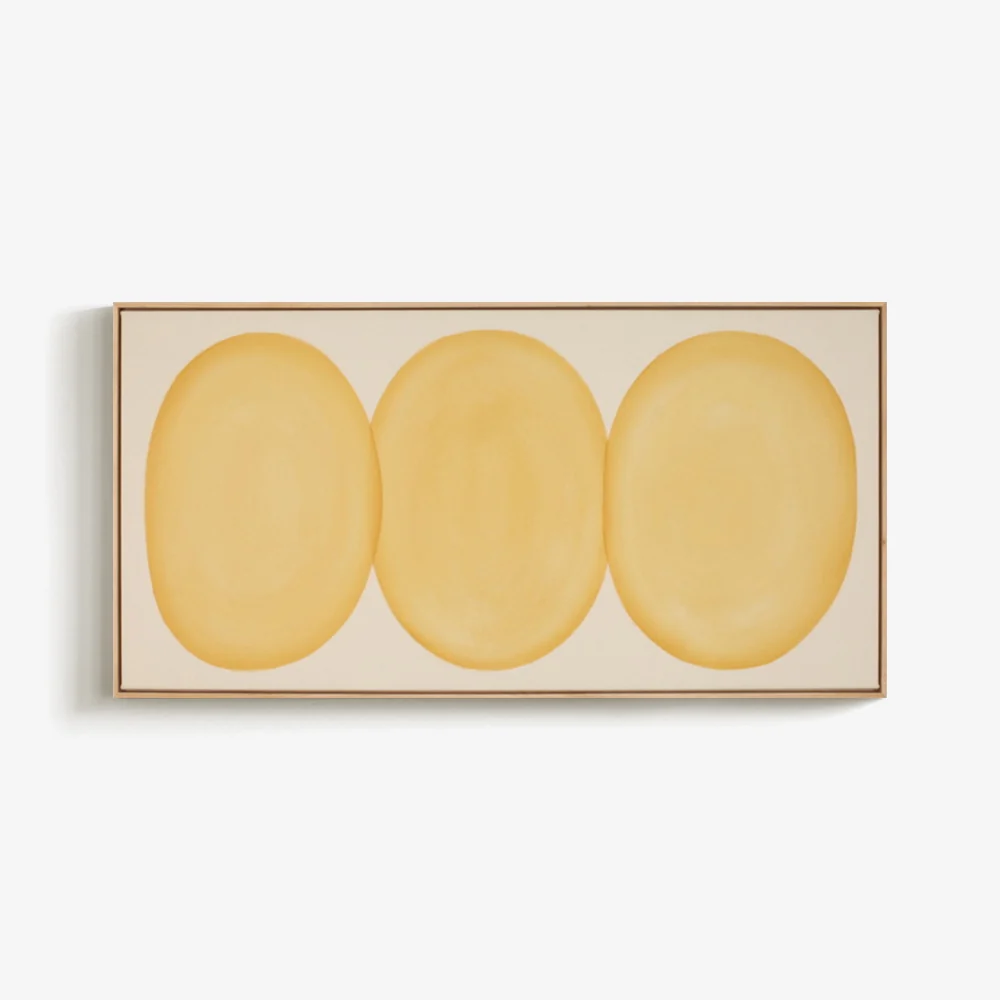 Ovals in Yellow Ochre No. 7