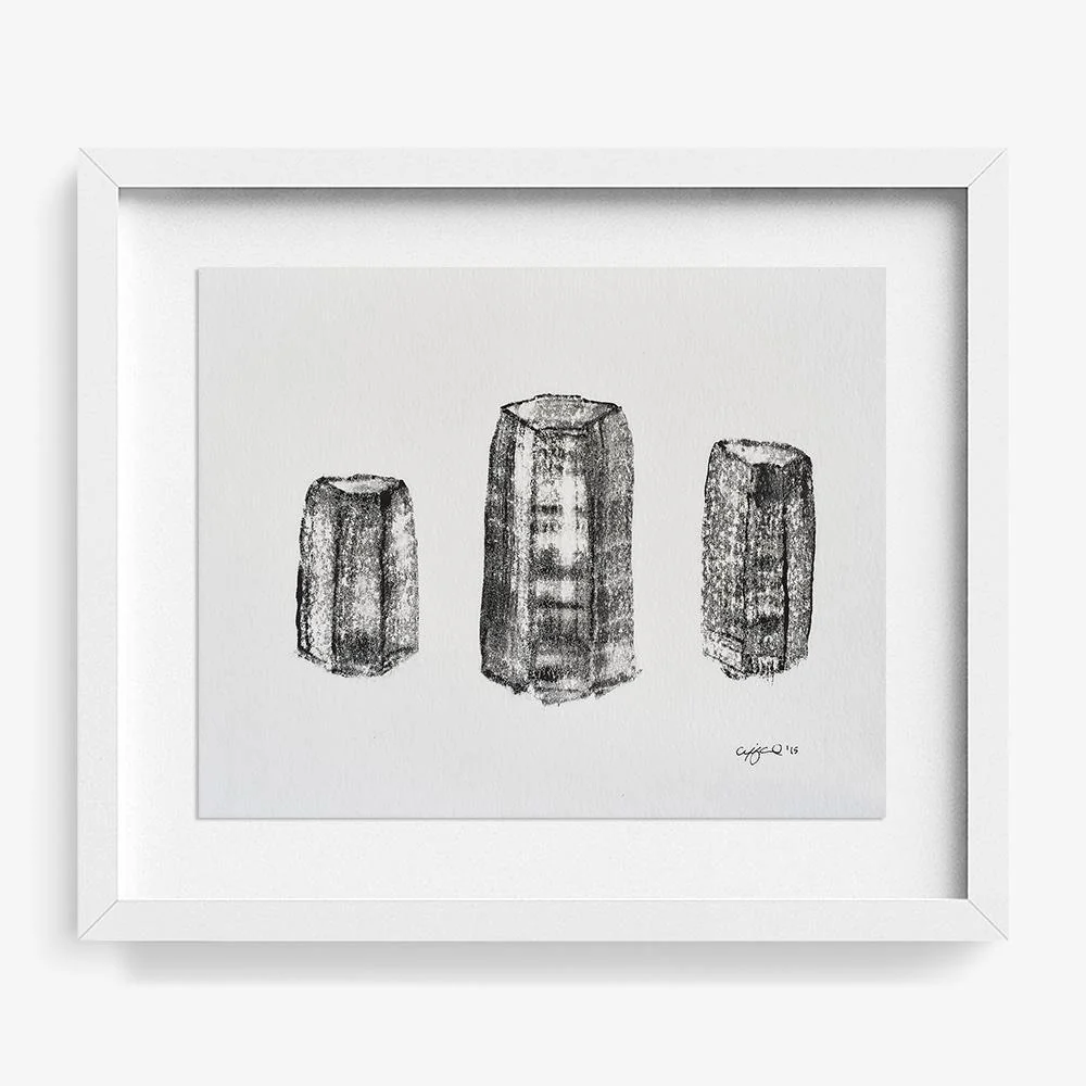 Three Basalt Columns