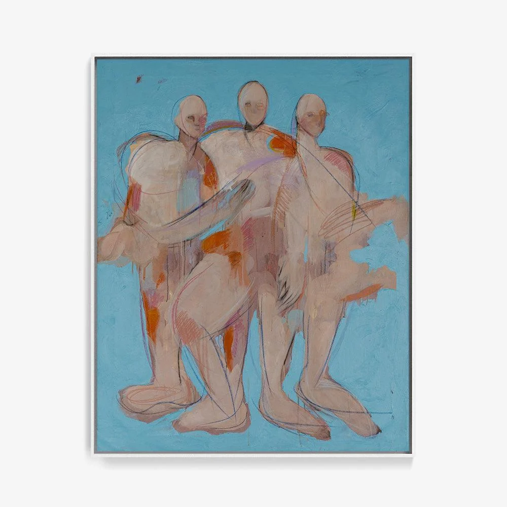 Three Figures (Blue) - Image 5