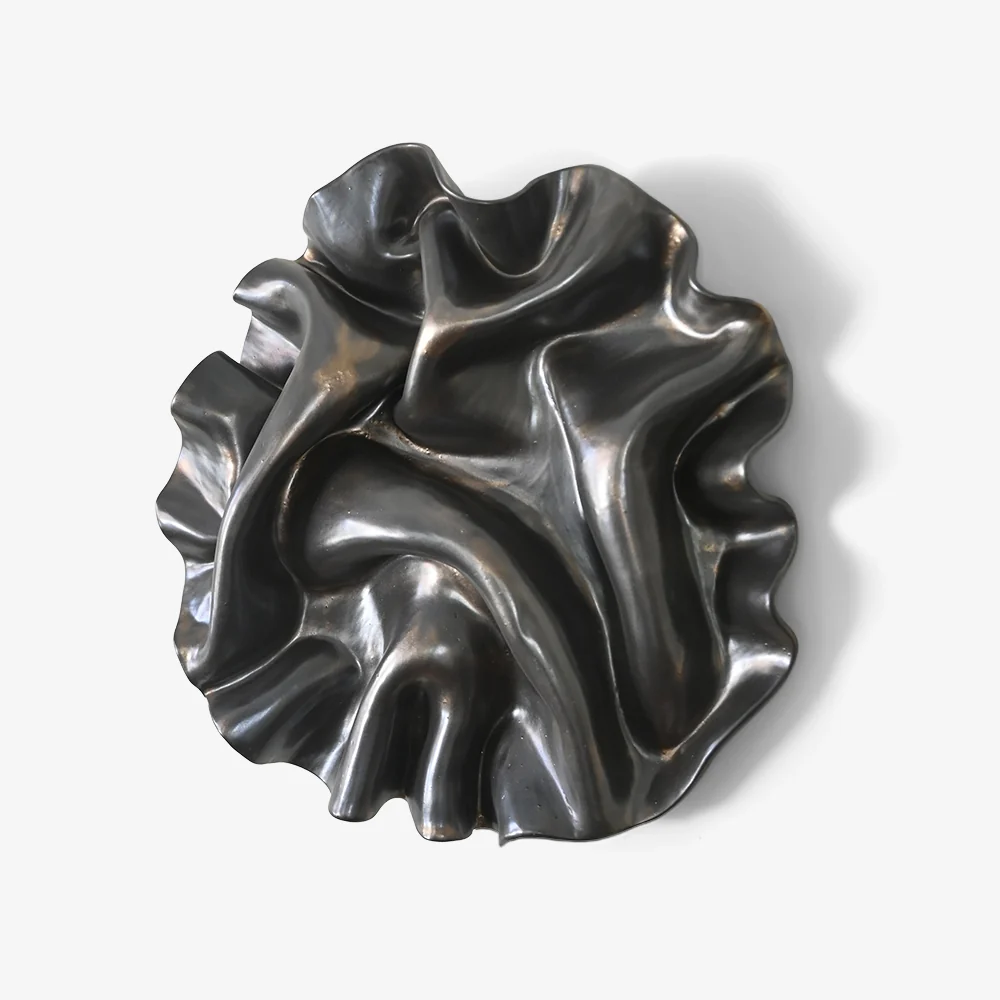 Wave Wall Sculpture (Antique Round) - Image 4