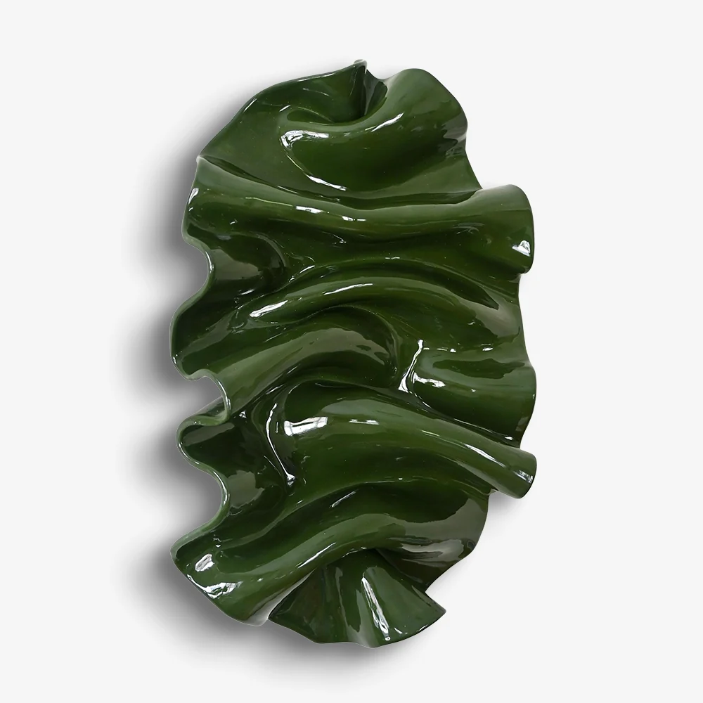 Wave Wall Sculpture (Moss) - Image 4