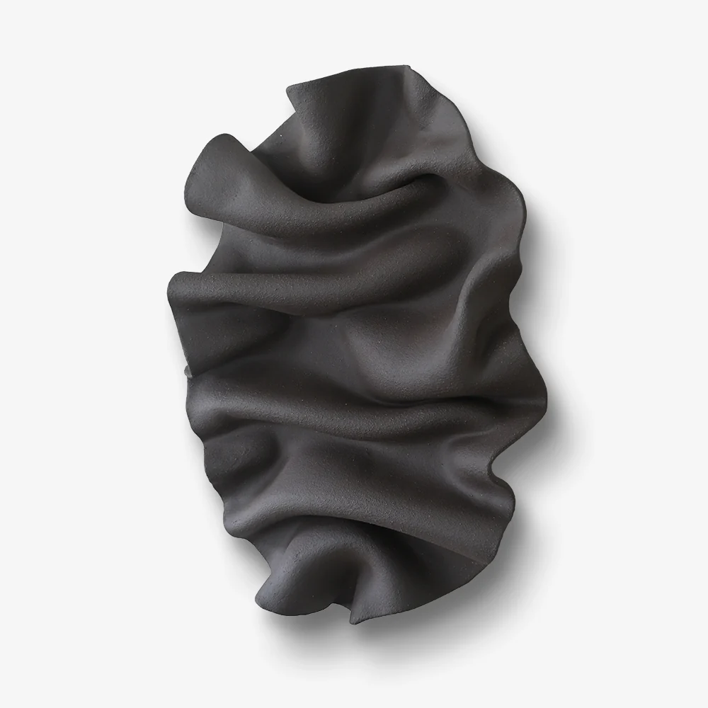 Wave Wall Sculpture (Sepia) - Image 4
