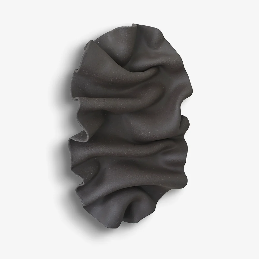 Wave Wall Sculpture (Sepia) - Image 5